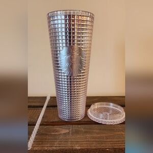 Venti Starbucks Silver grid
